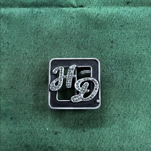 Harley Davidson Belt Buckle w/Rhinestones